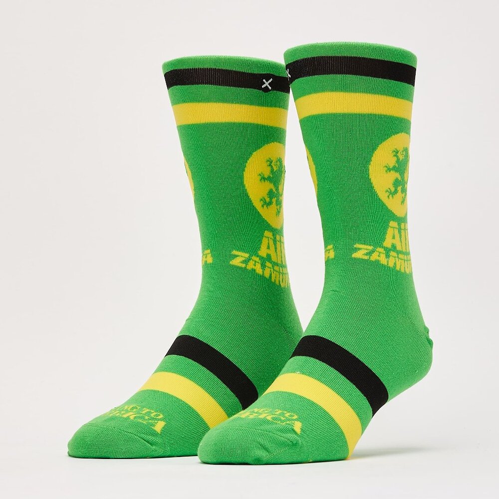 Coming To America Air Zamunda Crew Socks Men's Shoe Size 8-12